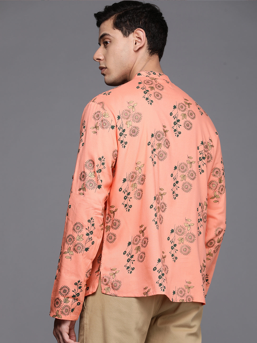 Peach Kurtas  For women,indo era, indoera, kurta set for women, women kurta set, women suit, summer wear for women, festive suit for women, mother's day outfit, dress for mother, mother's day special, kurta set for women, kurta for women, kurta trouser and dupatta